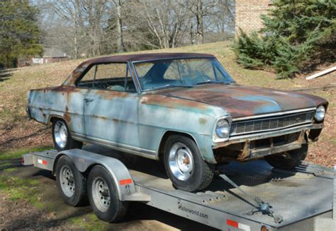 00) 6-5 of 5 cars. . 1966 chevy nova ss project car for sale
